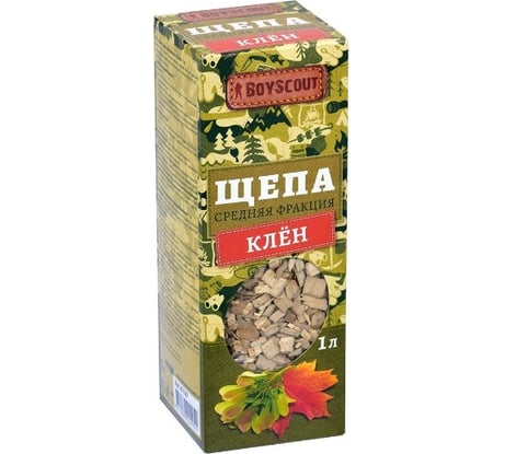 Щепа для копчения BOYSCOUT Клён, 1 л 61527