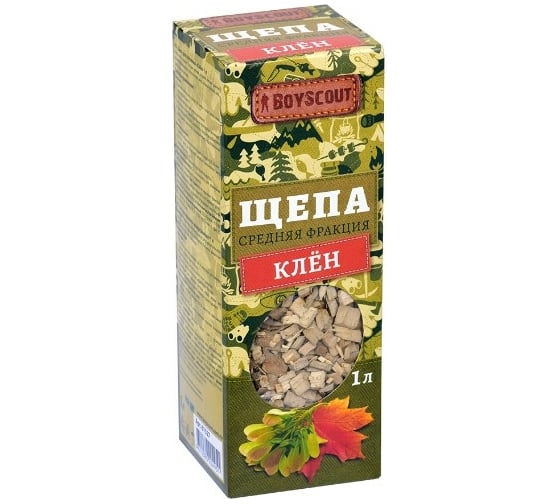 Щепа для копчения BOYSCOUT Клён, 1 л 61527 1