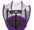 Батут пружинный с защитной сеткой Calviano 140 см - 4,5ft OUTSIDE master purple 4816087402677 3