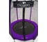 Батут пружинный с защитной сеткой Calviano 140 см - 4,5ft OUTSIDE master purple 4816087402677 4