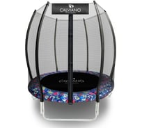 Батут пружинный с защитной сеткой Calviano 140 см - 4,5ft OUTSIDE master smile 4816087402684