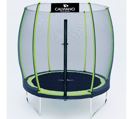 Батут пружинный с защитной сеткой Calviano 183 см - 6ft OUTSIDE master green 4816087402691
