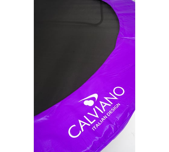 Батут пружинный с защитной сеткой Calviano 252 см - 8ft INSIDE master purple 4816087402738