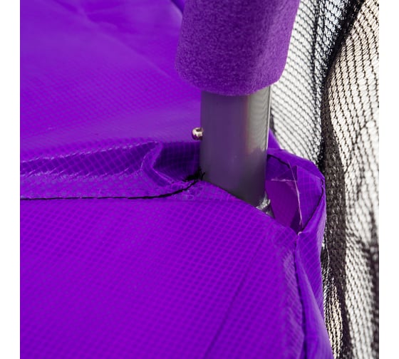 Батут пружинный с защитной сеткой Calviano 252 см - 8ft OUTSIDE master purple 4816087402769