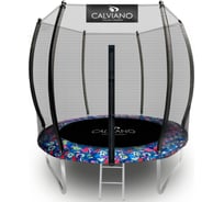 Батут пружинный с защитной сеткой Calviano 252 см - 8ft OUTSIDE master smile 4816087402776