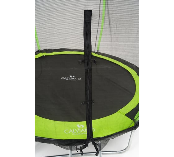 Батут пружинный с защитной сеткой Calviano 312 см - 10ft OUTSIDE master green 4816087402783