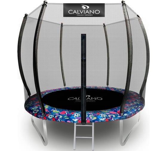 Батут пружинный с защитной сеткой Calviano 312 см - 10ft OUTSIDE master smile 4816087402806