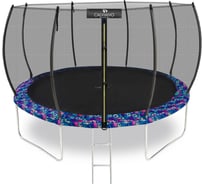 Батут пружинный с защитной сеткой Calviano 374 см - 12ft OUTSIDE master smile 4816087402899