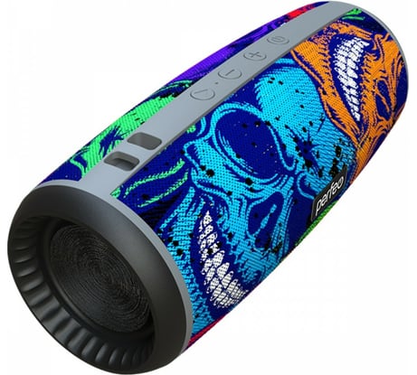 Bluetooth-колонка Perfeo SKULLS FM USB, AUX,12Вт,2600mAh 30014714