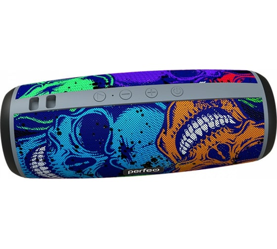 Bluetooth-колонка Perfeo SKULLS FM USB, AUX,12Вт,2600mAh 30014714