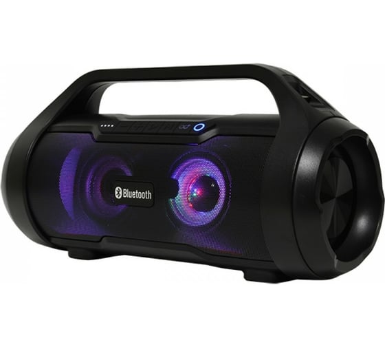 Bluetooth-колонка Perfeo DEEPTONE черная с подсветкой 30014717