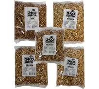 Набор щепы для копчения ЛЕТО 5шт разного вида по 200г 97308