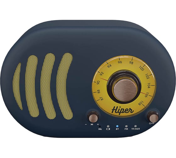 Активная акустическая система HIPER H-OT4 RETRO S DEEP BLUE 1