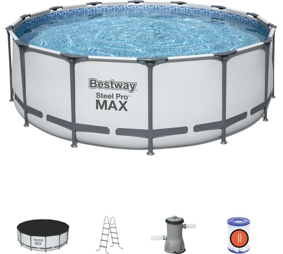 Каркасный бассейн Bestway Steel Pro Max 427х122см 5612X BW 008920