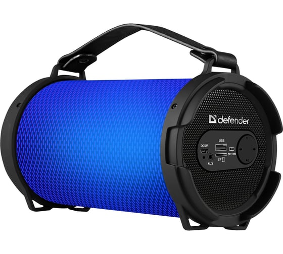 Портативная акустика DEFENDER Reactor 8Вт, Light/BT/FM/TF/USB/AUX 65121