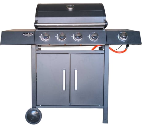 Газовый гриль комбинированный MaxGrill с 4+1 конфорками QL-03
