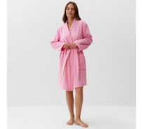 Женский махровый халат Этель Girl power размер 50-52, розовый 9948319