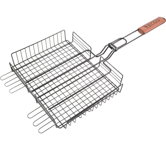 Решетка для барбекю Ecos 22139D с антипригарным покрытием, размер 31x24x5см 999631