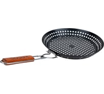 Решетка для барбекю Ecos Fry-3073 круглая, с деревянной ручкой, 305х4см 999665