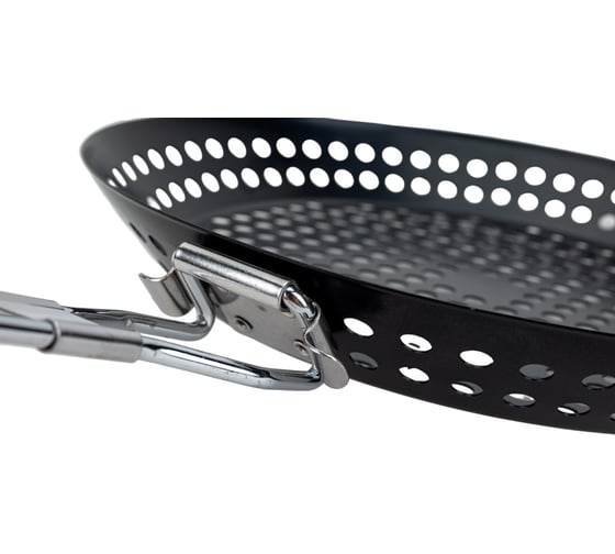 Решетка для барбекю Ecos Fry-3073 круглая, с деревянной ручкой, 305х4см 999665