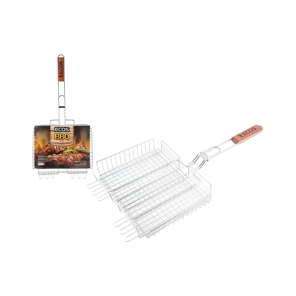 Решетка для барбекю Ecos RD-102D глубокая, регулируемая глубина ...
