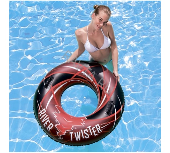 Круг BestWay River Twister 107см, с ручками, 2 клапана, от 12 лет 36107 BW