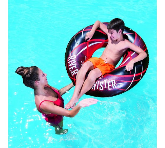 Круг BestWay River Twister 107см, с ручками, 2 клапана, от 12 лет 36107 BW