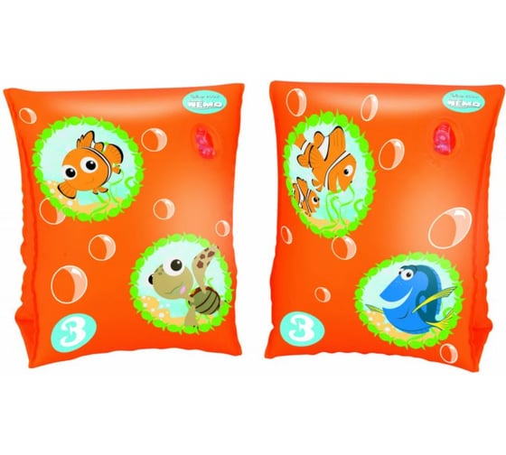 Нарукавники BestWay Disney-Pixar В поисках Немо, 23x15см, 3-6 лет, 91100 BW 1