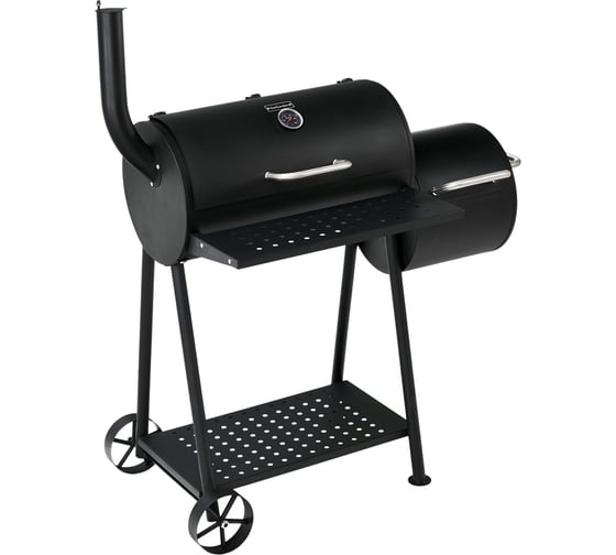 Угольный гриль-бочка с коптильней GoGarden CHEF-Smoker 60 50168
