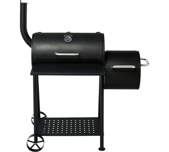 Угольный гриль-бочка с коптильней GoGarden CHEF-Smoker 60 50168