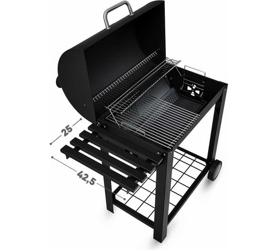 Угольный гриль-бочка GoGarden CHEF-Master 69 50165