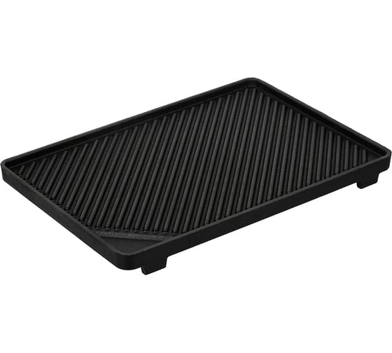 Чугунная рельефная плита-гриль для мангала BOYSCOUT 255х375х33 мм 61547 1