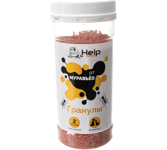 Гранулы от муравьев HELP в банке, 350 г 80286