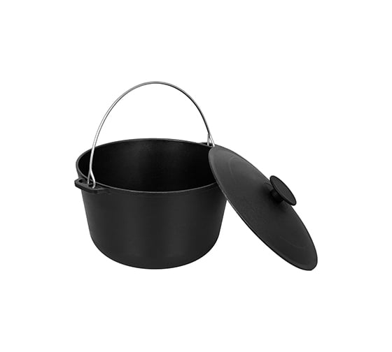 Чугунный казан BOYSCOUT с крышкой, 10 л 61545