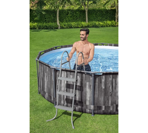 Каркасный бассейн BestWay Steel Pro Max 427x107см, 13030л, 5614Z BW 008903
