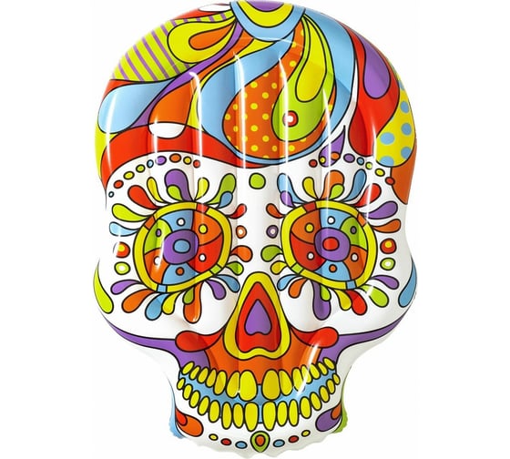 Надувной плавучий матрас Bestway Остров Fiesta Skull 193х141 см 43194 006135 1