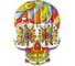 Надувной плавучий матрас Bestway Остров Fiesta Skull 193х141 см 43194 006135 1