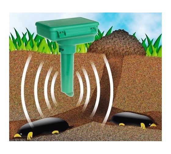Ультразвуковой отпугиватель кротов Weitech WK0675-RU