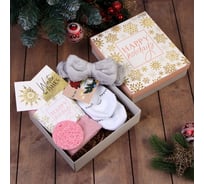 Подарочный набор Этель Happy holidays полотенце и аксессуары 5142749