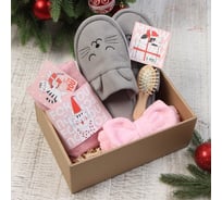 Подарочный набор Этель Merry catmas полотенце 30х60 см и аксессуары (4 предмета) 5141959