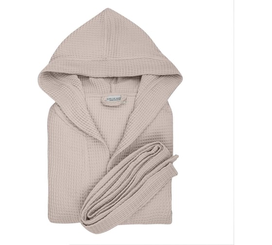 Халат вафельный с капюшоном Sofi De Marko Naomi пудра, р.58-60/XL Хл-N4-пуд
