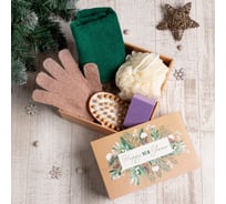 Подарочный набор Этель Happy new year полотенце 30x60 см и акссесуары (5 предм) 7351432