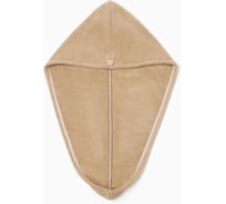 Чалма для сушки волос Этель цв. светло-коричневый, 65х25 см, 100% п/э, 280 г/м2 10515791