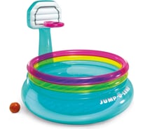 Игровой центр-батут Intex, 196x180x152 см, с баскетбольным кольцом, 3-6 лет 48265