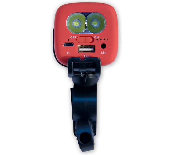 Колонка Bluetooth 4.2 Belsis, с фонарём и велокреплением, USB, TF card, FM-радио, SK1007R