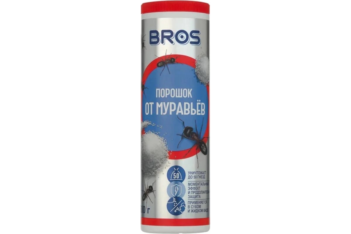 Порошок от муравьев BROS 500 г 722844 - выгодная цена, отзывы,  характеристики, фото - купить в Москве и РФ