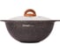Казан для плова Kukmara 4,5л со стекл. крышкой, АП линия Granit ultra (black-gold) кгбг47а 3