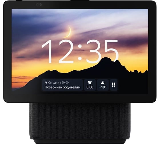Умная колонка ЯНДЕКС Yandex Станция Дуо Макс Zigbee голос.п.:Алиса, черный 60W, 1.0 BT/Wi-Fi, 10 м (YNDX-00055B) 1993005