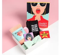 Набор подарочный Этель "Sweet things" полотенце и аксессуары 5516813
