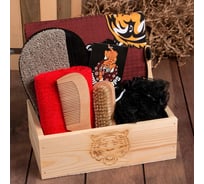 Набор подарочный Этель Never stops полотенце 70x146 см и аксессуары (7 предм.) 7355219